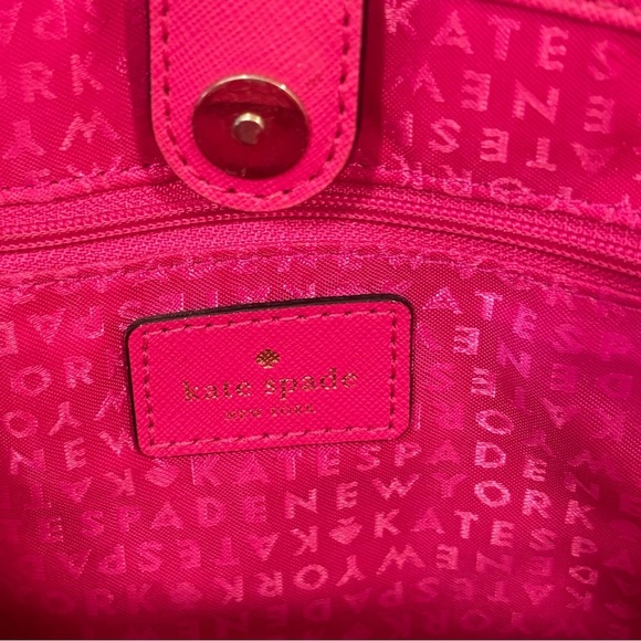 Kate Spade Laurel Way Reese Satchel Bag In Pink - Picture 8 of 9